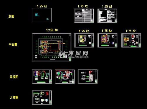 某展示中心弱電設備安裝大樣圖cad